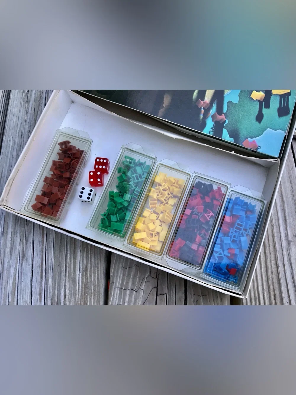 1980 Parker Brothers Risk World Conquest Game Boardgames Dice Cards Play Pieces